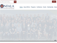 Tablet Screenshot of nfala.com